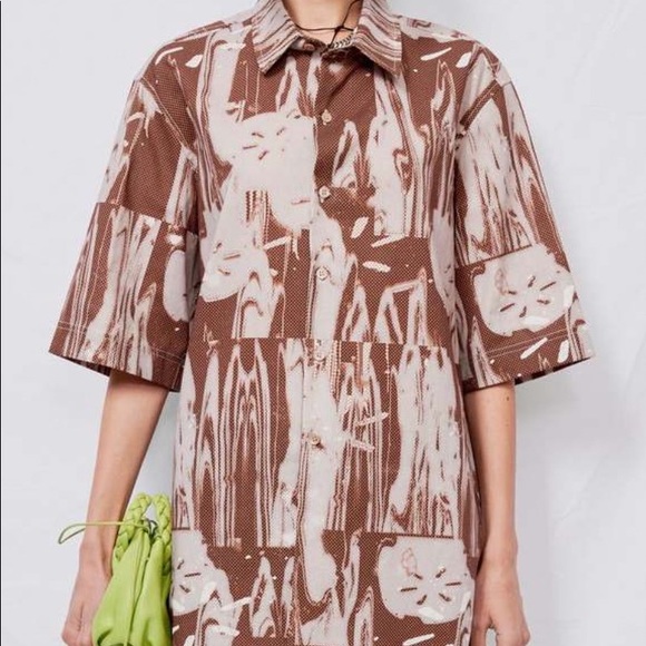 Dark brown oversized button up THE OPEN PRODUCT - Picture 2 of 2